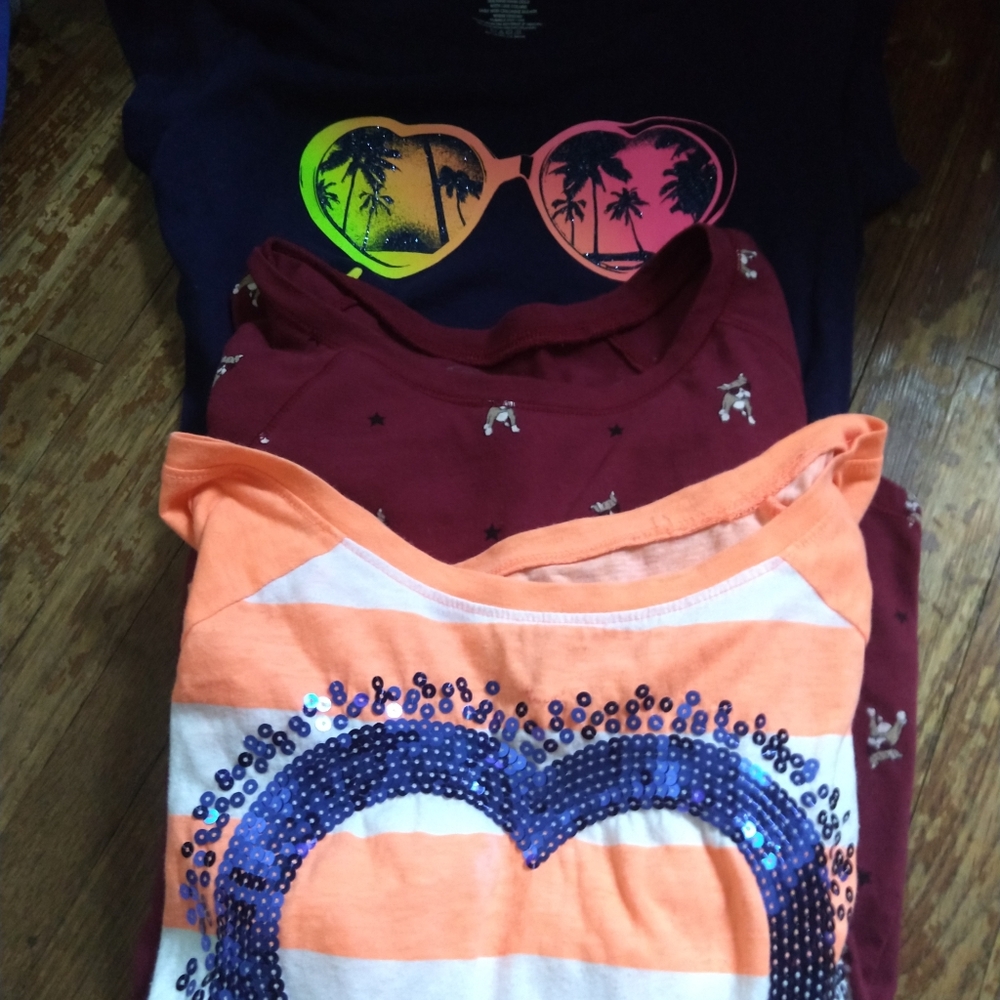 Girls Justice shirts Abercrombie 20